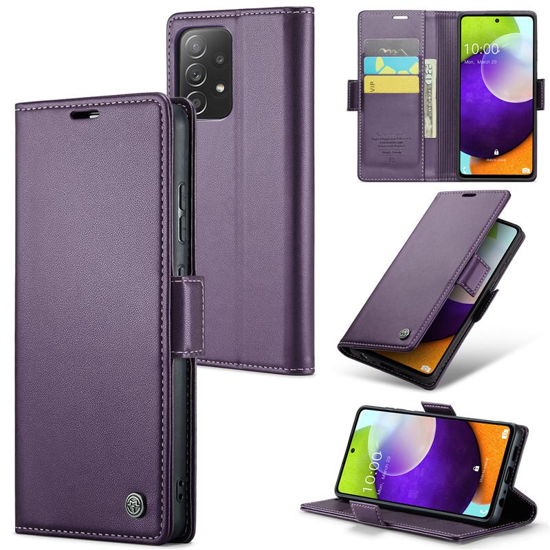 Luxury Leather Case for Samsung A12 A13 A04S A20 A30S M10S A22S A54 A53 A52 A50 A23 A24 A50S A32 M32 A33 A34 A73 A72 A71 Card Pocket Case Back Cover