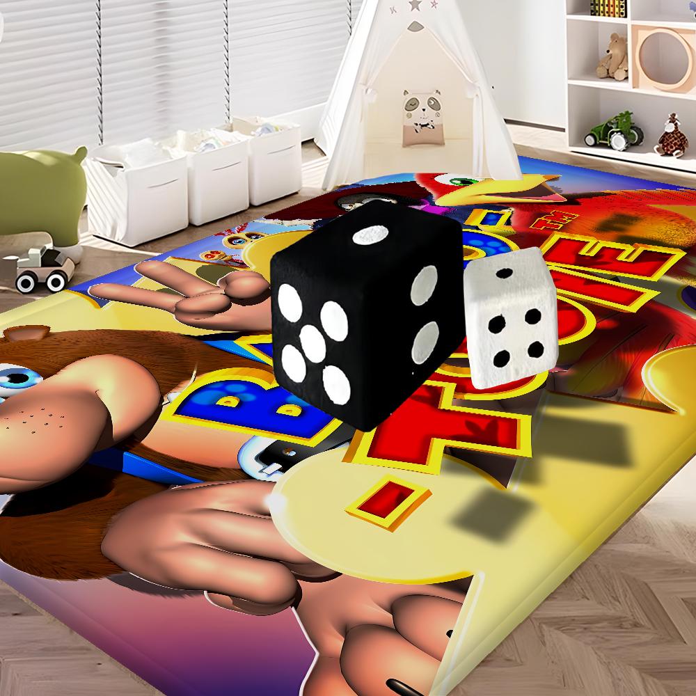 Banjo Kazooie Floor Mat Retro Multiple Choice Living Room Kitchen Rug Non-Slip Modern Home Decor
