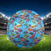 Superman Print Size 5 Soccer Ball, PU Wear Resistant Football for Match Training and Daily Practice, Birthday Gift for Soccer Fans