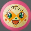 Anpanman Shaka Shaka Ball with Clear Yellow Strap,
