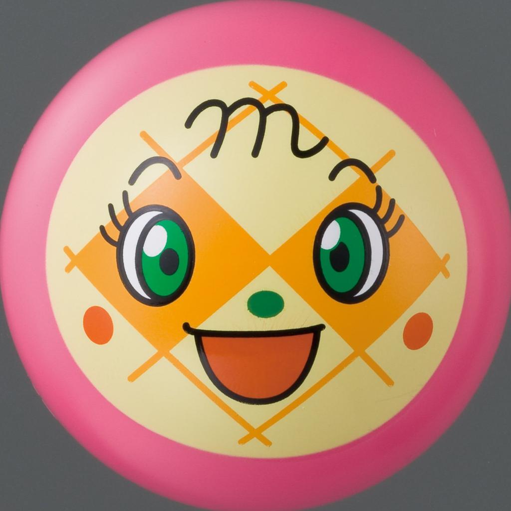 Anpanman Shaka Shaka Ball with Clear Yellow Strap,