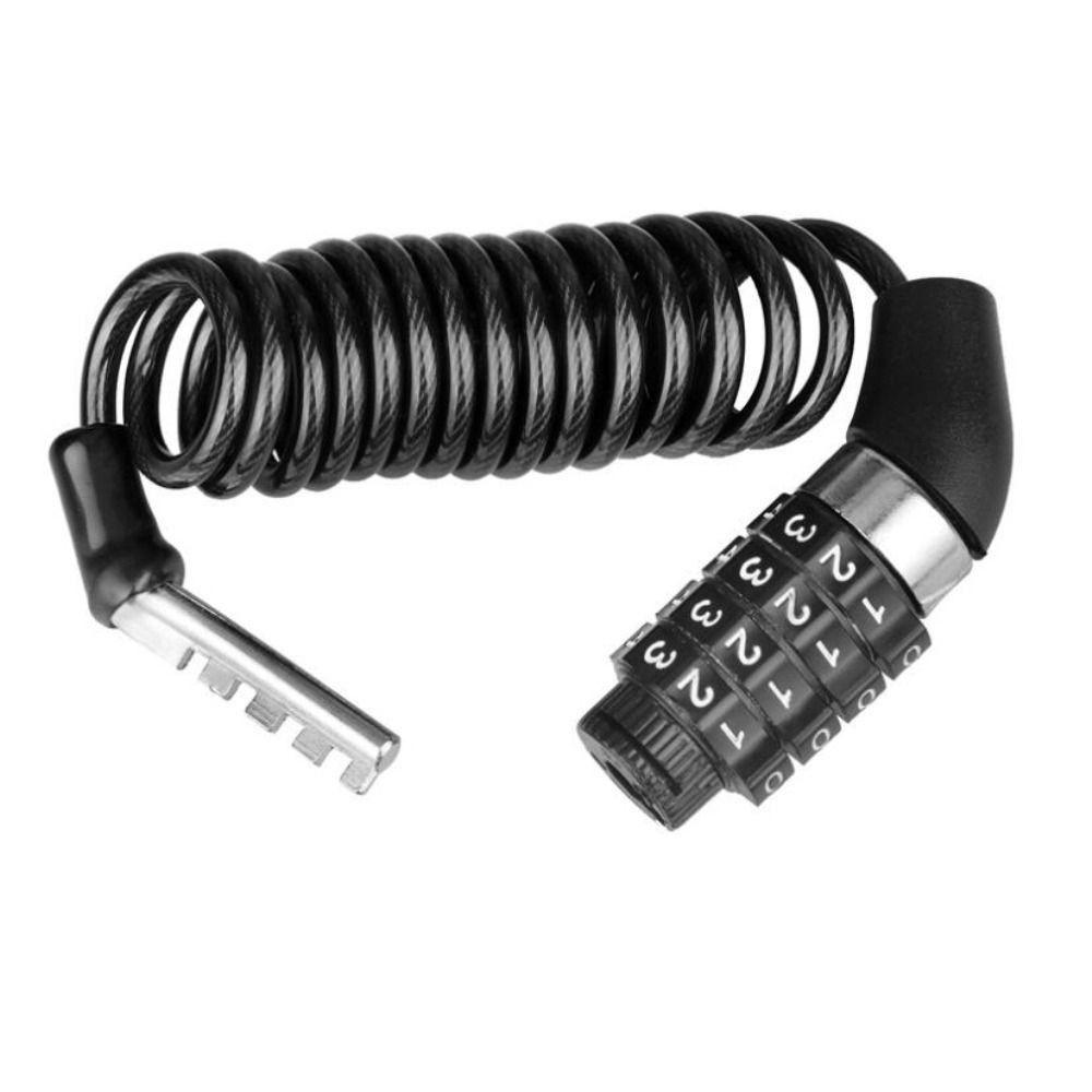 Bike Number Password Safety Accessories 4 Digit Combination Bicycle Safety Lock Backpack Lock