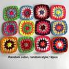 Fiori Stili Casuali Fai da Te Uncinetto Centrini Tovagliette Decorazione Patch Uncinetto Fatto a Mano Vestiti Cappello Copricapo Accessori