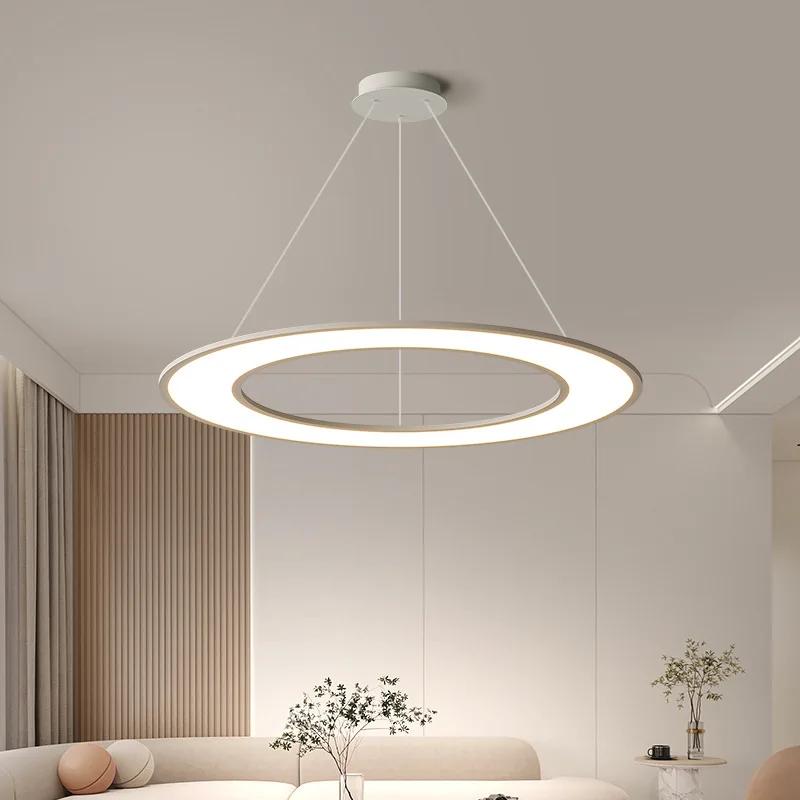 60cm 80cm Modern LED Pendant Light for Dining Room Living Room Kitchen Office Cafe Hanging Lights Pendant Lamp Fixture AC90-260V