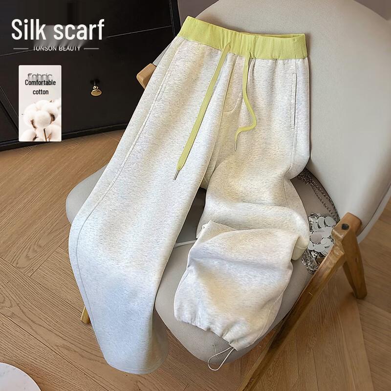 Женские спортивные штаны Sibo She с цветовыми блоками, эластичным поясом и кулиской S