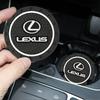 1/2PCS Tapis de Porte-Gobelet de Voiture en Silicone Sous-verres Silencieux Accessoires Pour F SPORT IS250 IS200 CT200h GS300 LS430 RX450h LX570 450H