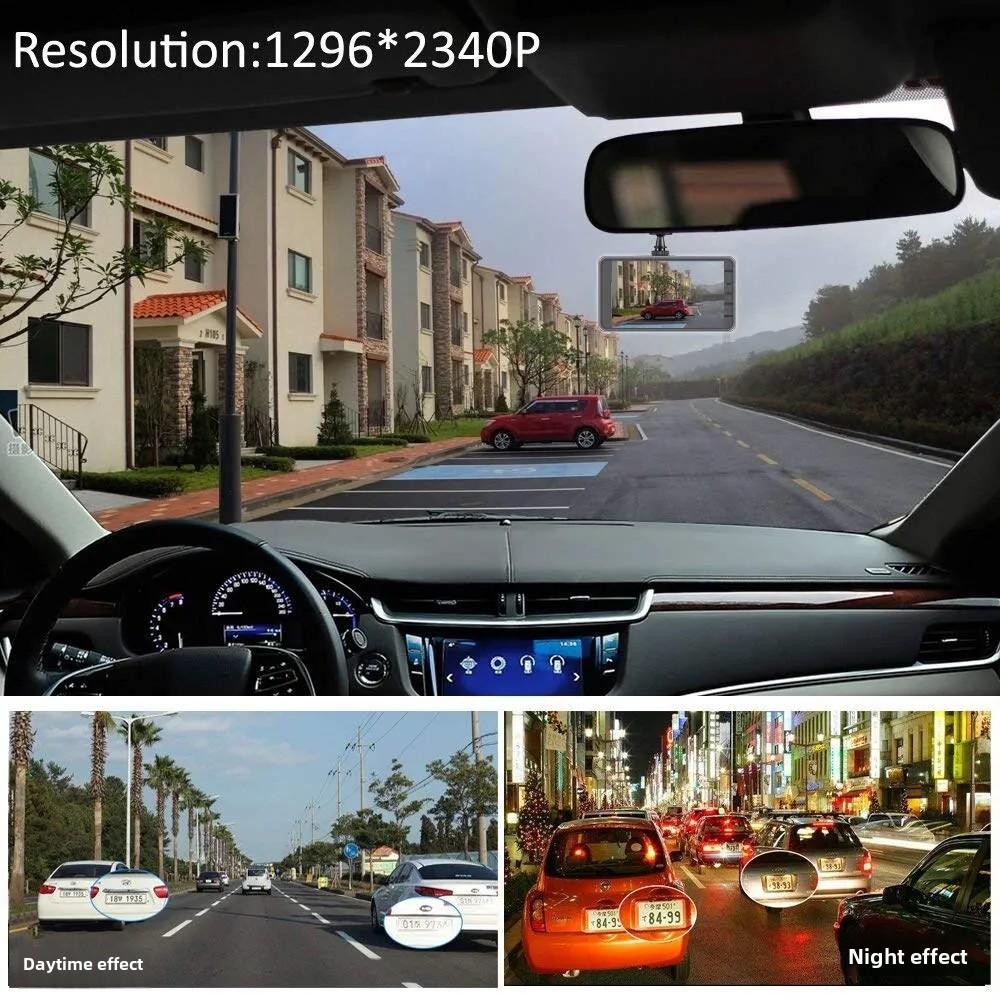 4.0-inch High-definition Driving Recorder WIFI Wireless Mobile Phone Interconnection Car Dual Lens Dual Recording