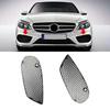 Black ABS Fog Light Grille Cover (1 Pair) - Compatible with Ben Car Front Bumper