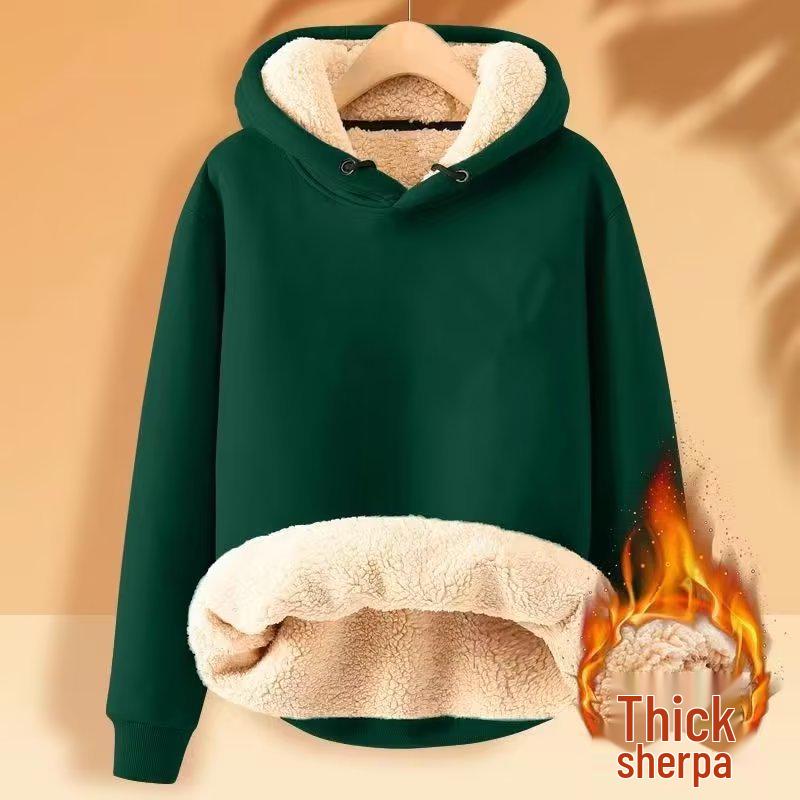 Men's Trendy Winter Lambswool Fleece Hoodie