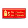 Luminous Emergency Exit & Fire Extinguisher Safety Sign