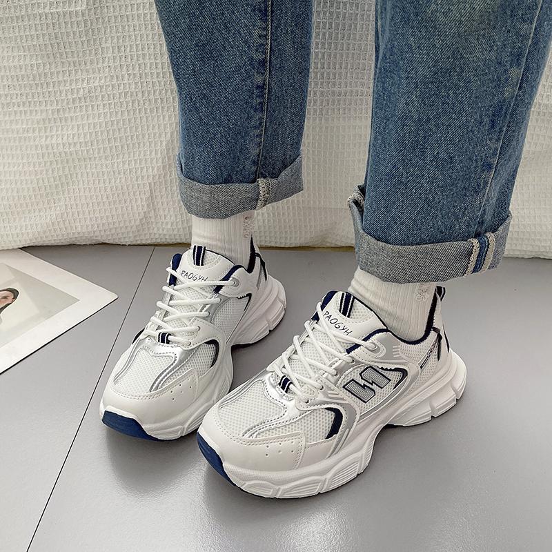 New Spring Autumn Women'S Jogging Sneakers Fashion Casual White Breathable Tennis Low Top Vulcanized Shoes Outdoor Trainers
