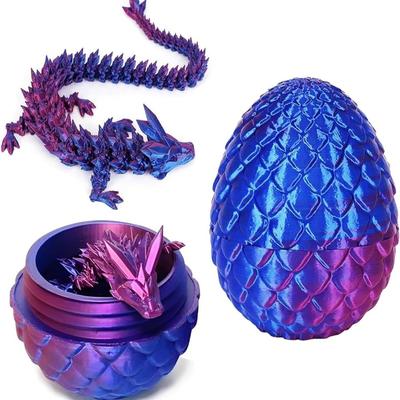 Creative Decompression Dragon Egg Chameleon Pendulum 3D Printing Complete Set of Gifts Colorful Set Toys Colorful Decoration