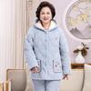 Women's Winter Warm Fleece Pajama Set for Older Women