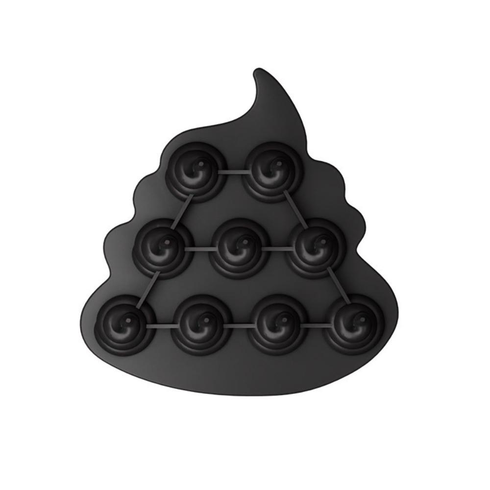 

9 ячеек Силиконовая форма для льда Забавная пародия Форма для шоколада Креативные формы для льда чёрный