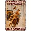 Retro Metal Tin Sign 8x12 inch Office Living Room Wall Decor