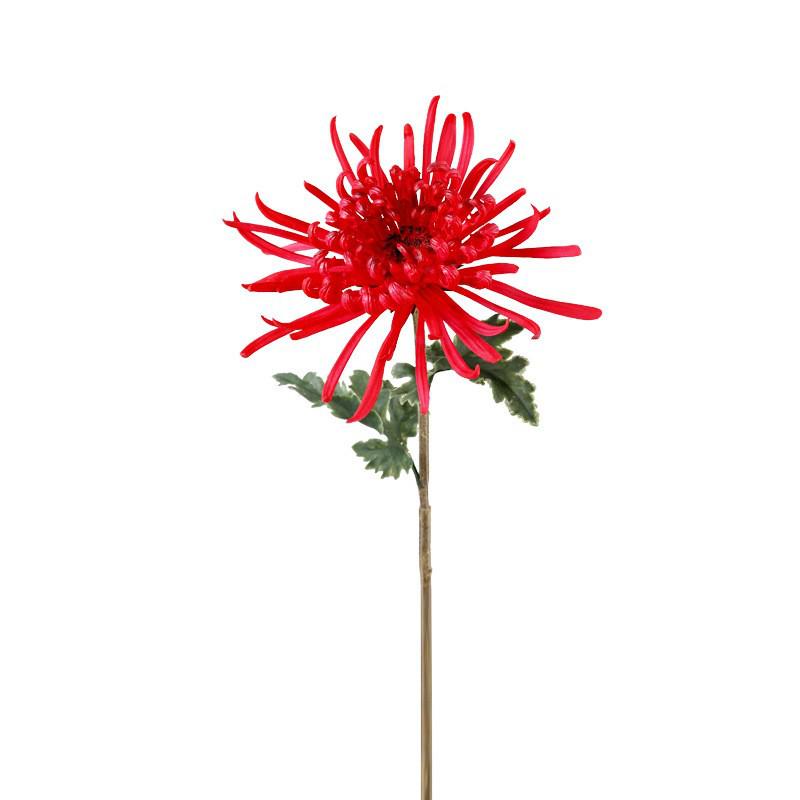 Realistic PU Chrysanthemum Artificial Flower for Wedding and Home Decor