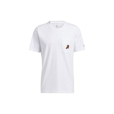 Dame Avatar Pkt Basketball Sports Pocket Loose-Fit Crew Neck Short Sleeve T-Shirt Men Tops White GP3436