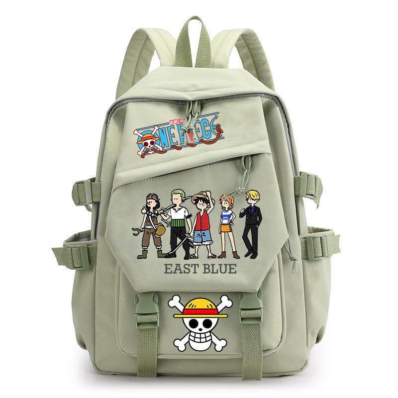 One Piece King Printed Backpack Elementary School Students Junior High School Students High School Students Large Capacity School Bag