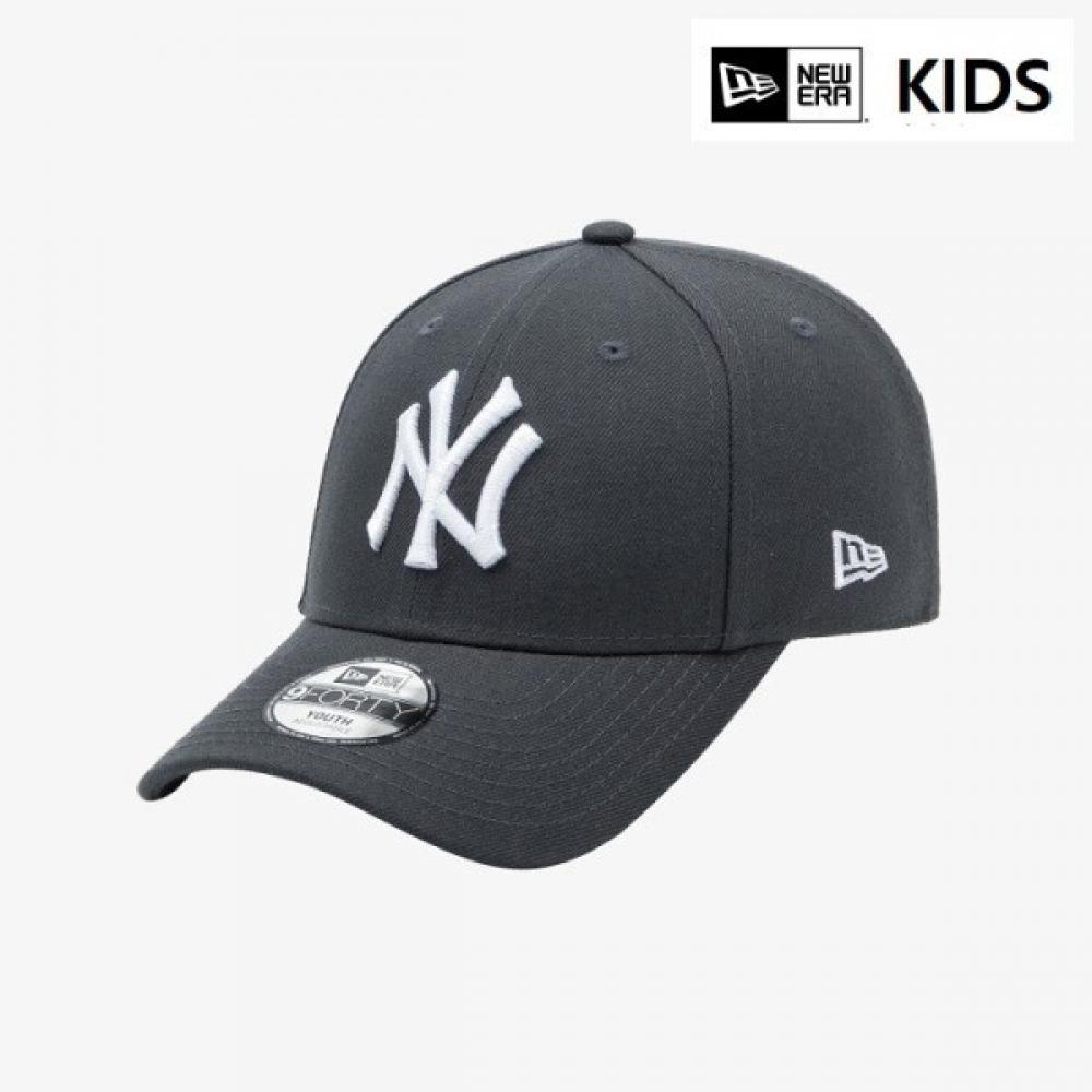 Кепка New Era MLB New York Yankees Базовая Темно-графитовая YOUTH (ages 6-12)