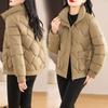New Thin Down Cotton-padded Clothes Women's Winter Jackets Short Thickened Cotton-padded Clothes Warm Cotton-padded Jackets Trendy and Versatile