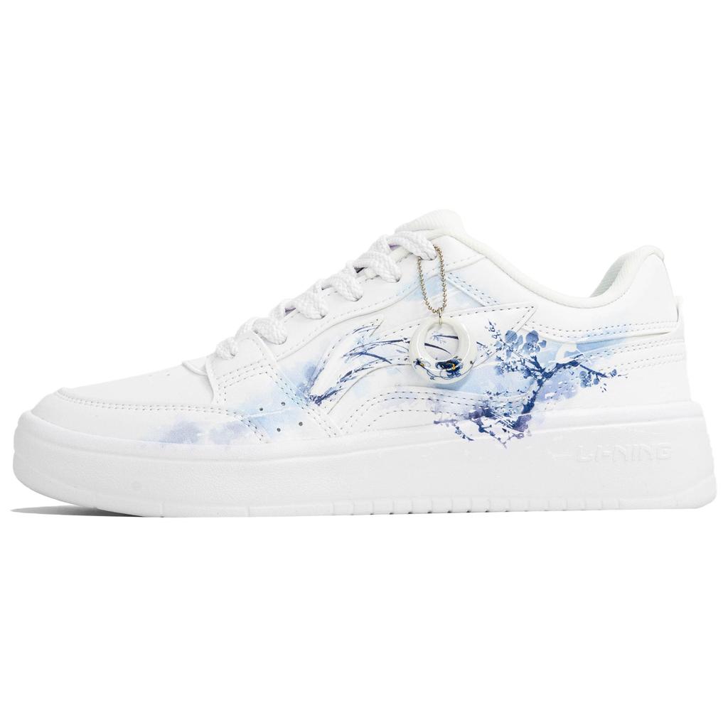 Li Ning Sycee Kaleidoscope, Flying Snow, Shopping Bag Abrasion Resistant Slip Resistant Low top Skateboard Shoes Men's AGCT339-6(Team113-S-BOX)