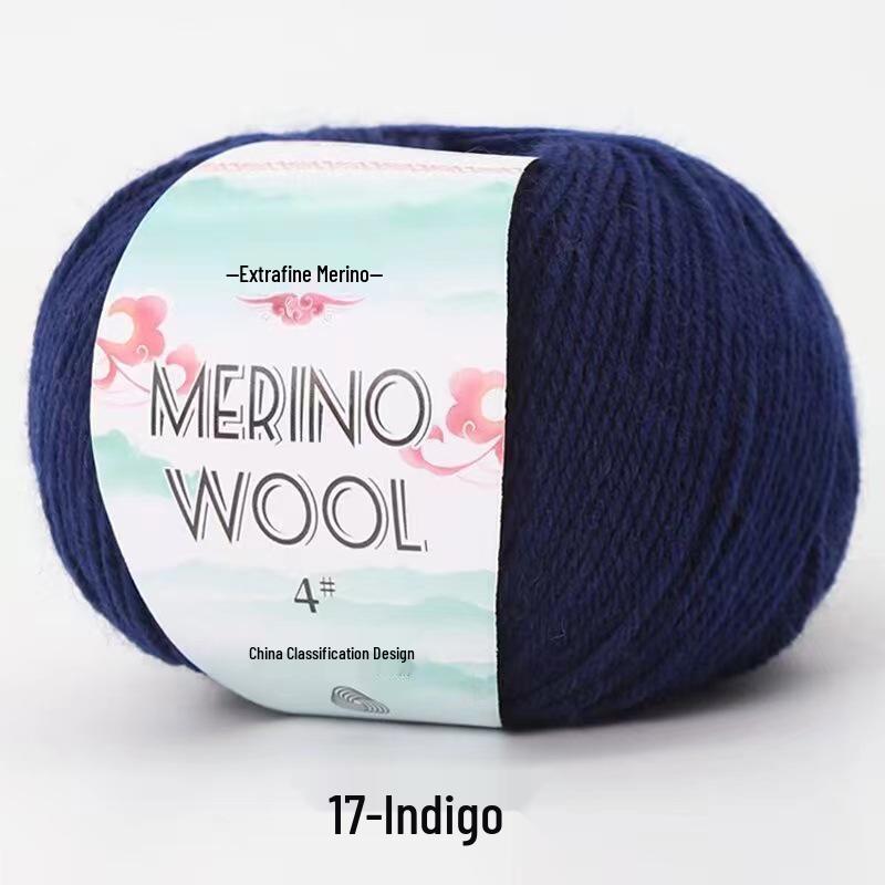 Chunky Merino Wool Yarn 50g for DIY Knitting & Crochet Sweaters and Scarves