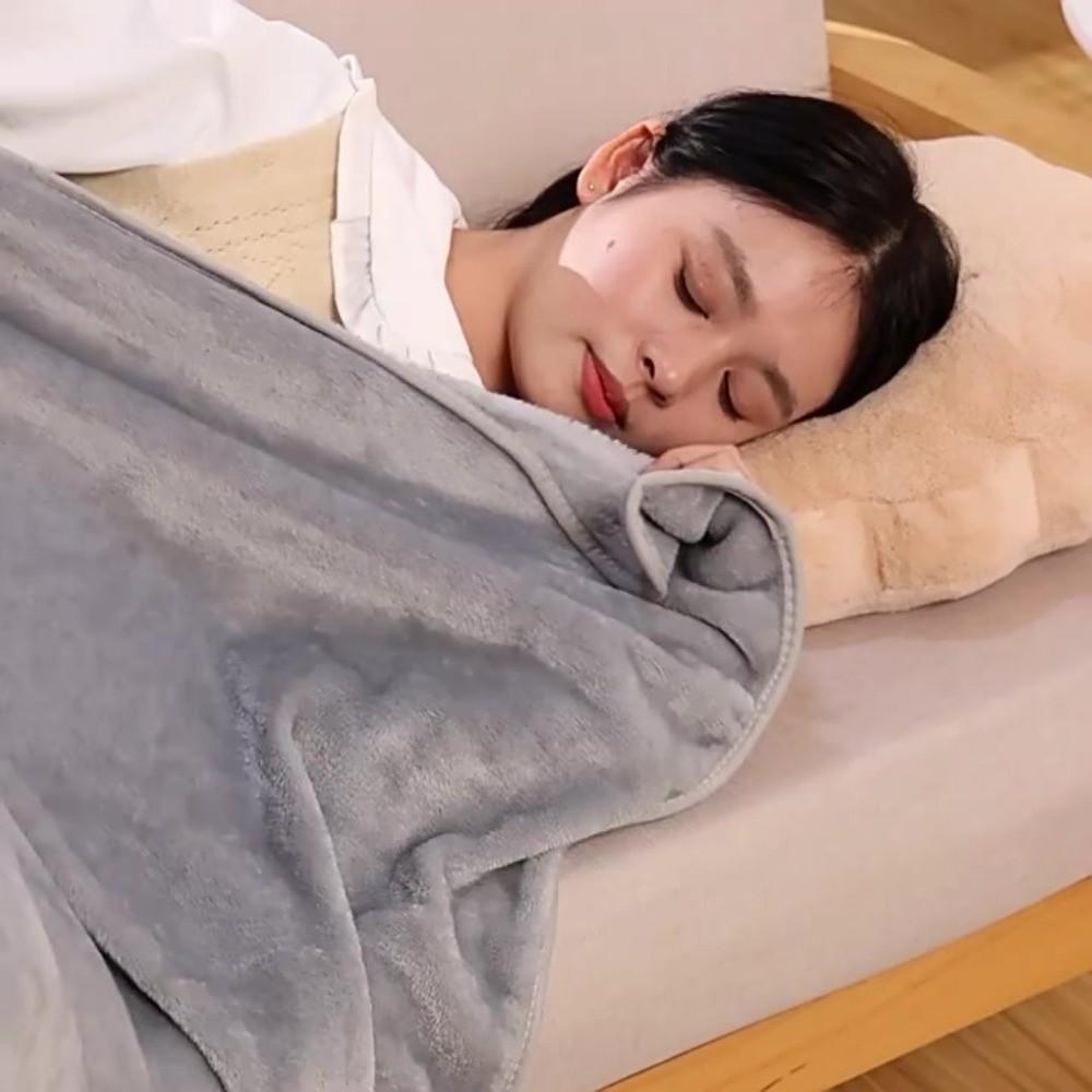 Soft Cow Horn Pillow Plush Air Conditioner Cushion Bread Pillow Blanket  For Bed and Sofa Decor