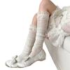 Japanese Lace Lace Stacking Socks Children'S Sweet Hollow Miu Calf Socks Spring And Autumn Mesh Non-Slip Jk Stockings