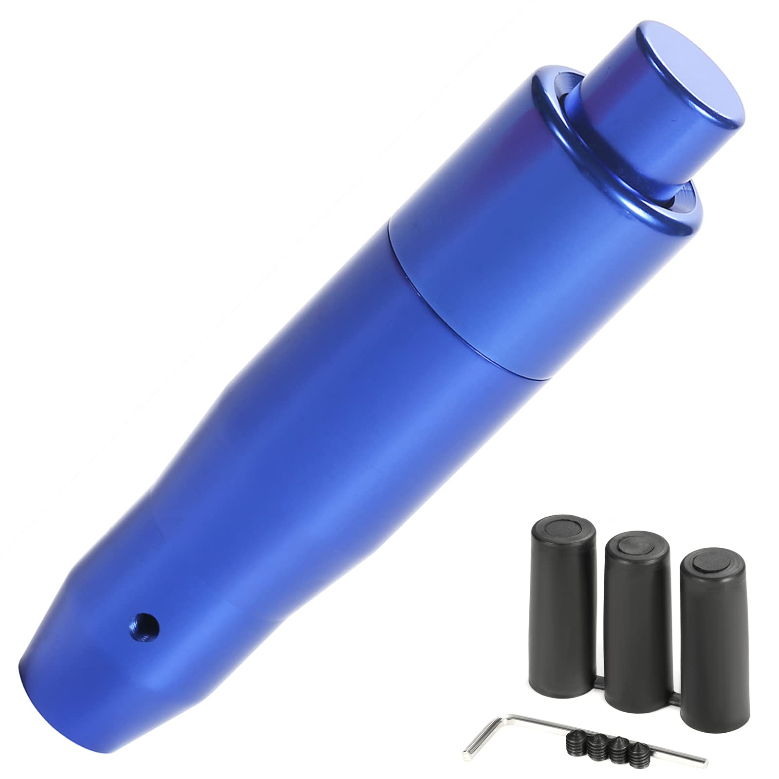 

Arenbel Push Car Shift Knob, Aluminum Shift Lever Grip, Fits Most Automatic Cars, Blue синий