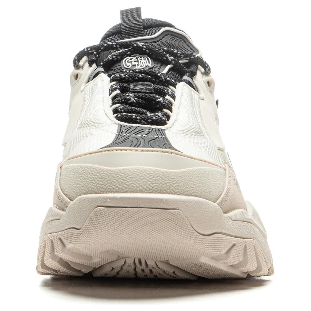 Li Ning CF Suo Qian Xing Ce 3 Comfortable Trendy Slip Resistant Durable Low Top Lifestyle Casual Shoes Men Casual Shoes Light-Gray AHCU037-1