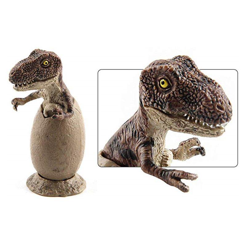 3pcs/Set Mini Hatching Dinosaur Egg Kids Toy Growing Dinosaur Baby Action Figure