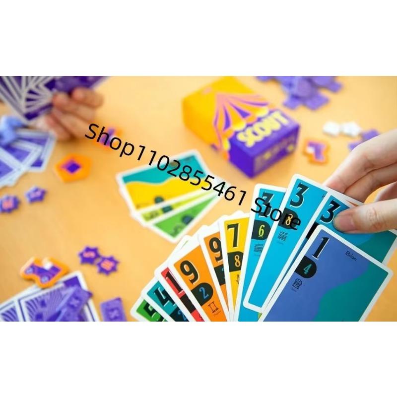 Scout Kartenspiel für 2-5 Spieler Lustige Zirkus-Familienbrettspiele – Das ultimative Spiel für Poker-Enthusiasten!