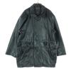 STRATH CONAR Long Sleeve Leather Coat M Black Men's Used
