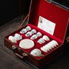 Chen Jianrui Hand-Painted Ceramic Gaiwan Tea Set