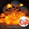 Halloween LED Light String Horror Eyeballs Pumpkin Spider Bat Skull Lamp 1.5m 10LED Trick Or Treat Happy Halloween Party Decor