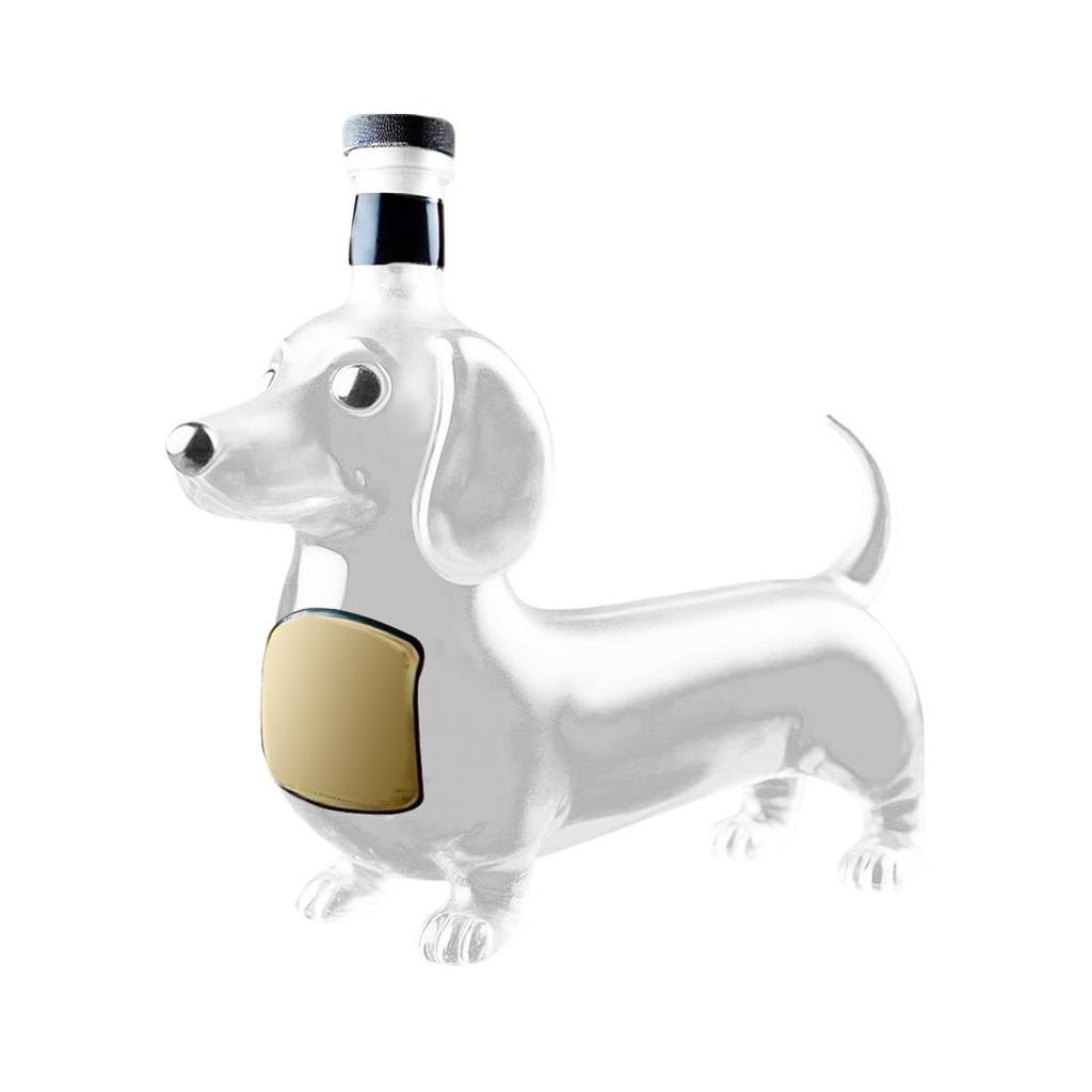 Dachshund Dog Whiskey Bottle, Fun Dachshund Whiskey Bottle, Glass Dachshunds Statue Wine Bottles, Dachshunds Decanter Decoration, For Bar, Home,