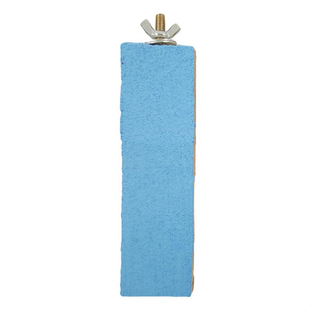 Squirrel Parrot Perch Sanding Claw Grinding Stone Board Bird Toy Pet Supply