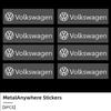 3D Metal Car Emblem Letter Decorative Stickers Badge Decal For Volkswagen VW Passat Golf Tiguan Polo M178 Scirocco Jetta CC Touareg