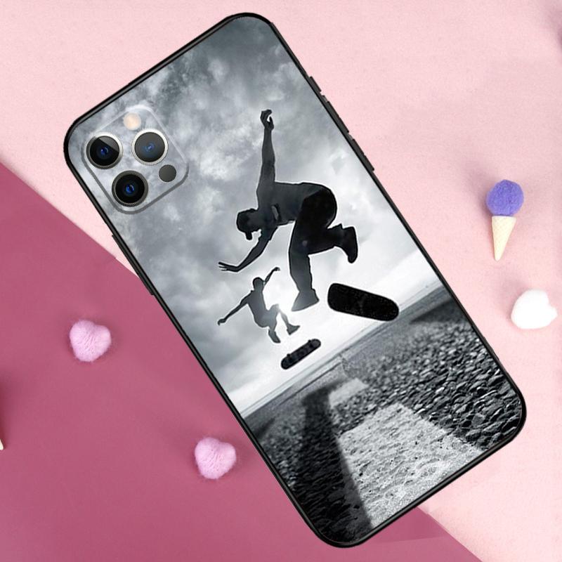 Cool Skate Phone Case For iPhone 17 Pro Max 17 Air 11 14 15 16 Pro Max Plus 12 13 Mini 16e Back Cover