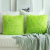 45 cm x 45 cm flauschiger Kunst-Plüsch-Kissenbezug für Zuhause, Bett, Sofa, Dekoration
