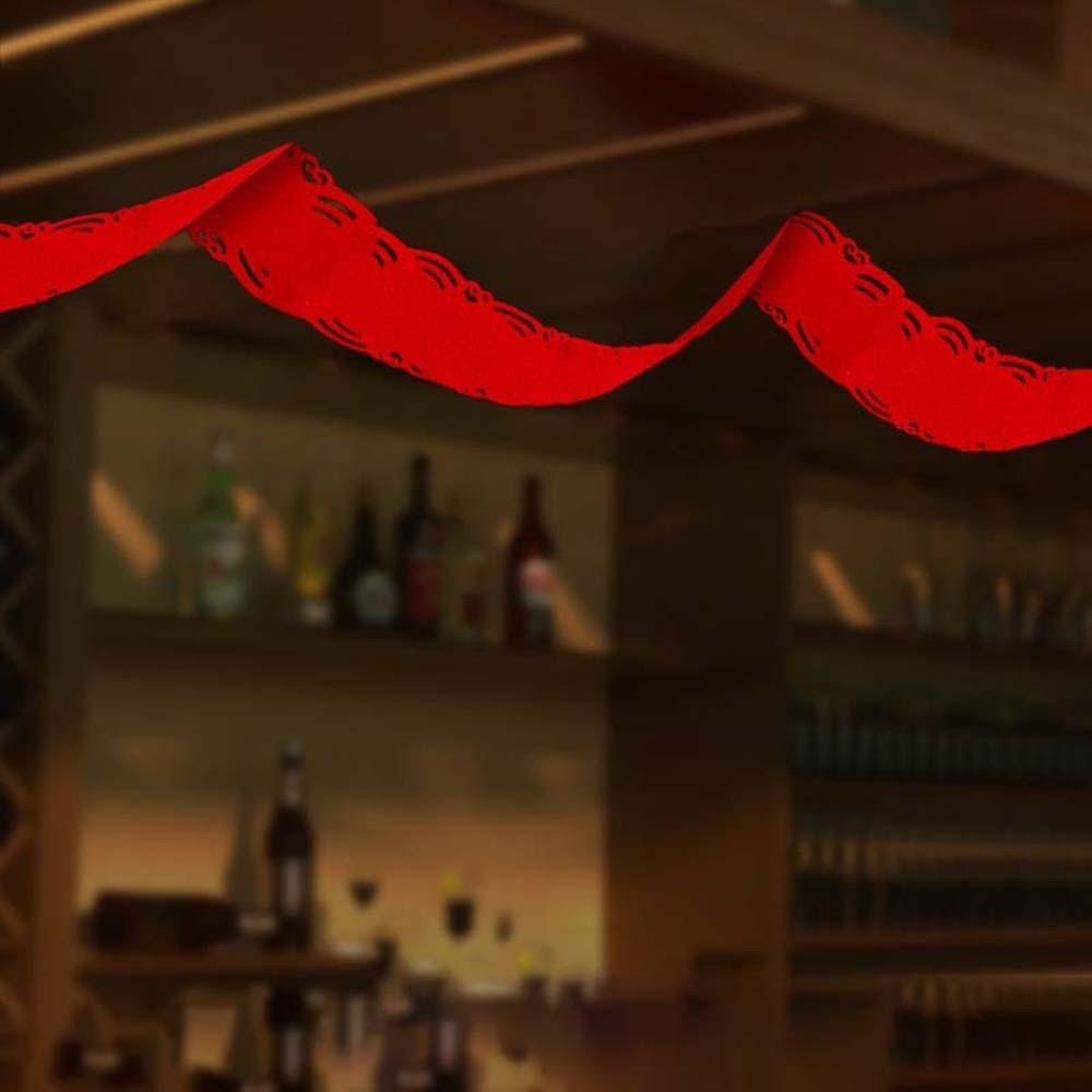 13 szt. Duże Rozmiary Noworoczne Ozdoby Wiszące Kreskówkowy Koń Baner Festiwalu Wiosny Czerwony Taniec Lwa Wycinanki z Papieru Błyszczące Wisiorki