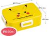 Skater Bento Spülmaschinenfest Hergestellt in Pokemon Pikachu Größe Damenbox, 650ml, 4-Punkt-Verschluss, Antibakteriell, Sicher, Auslaufsicher, Japan, Gesicht, 23, YZFL7AG-A