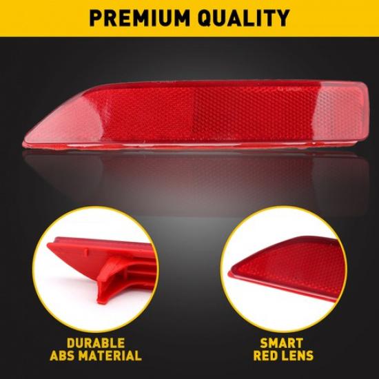 Left Driver Side Rear Reflector Bumper Light Tail Lamps For Honda CRV CR-V 07-09