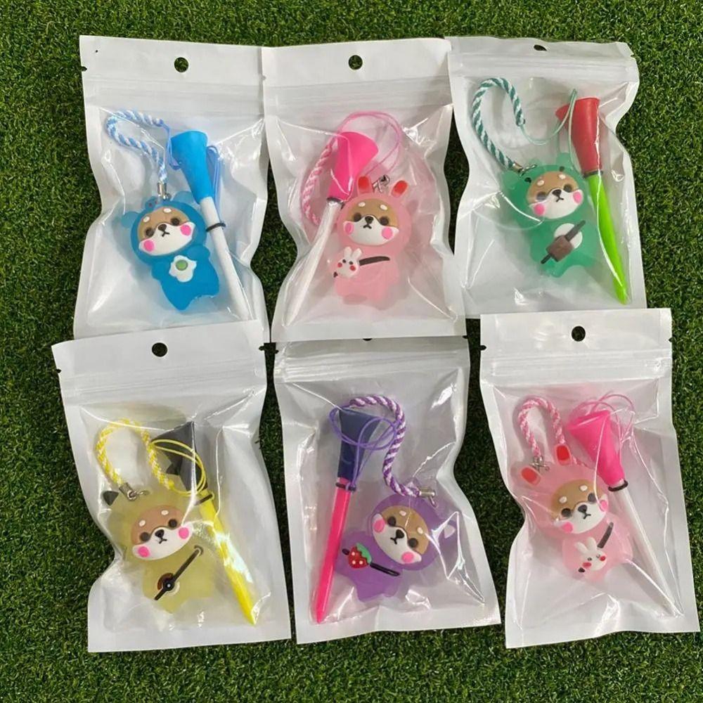 

8.3cm Golf Tee Cartoon Golf Novelty Shape Tees Golf Accessories Golf Rubber Tees for Golf Ball Random color