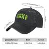 Kamala Harris Is Brat Unisex Style Baseball Caps Distressed Denim Caps Hat Casual Outdoor Activities Gift Sun Cap
