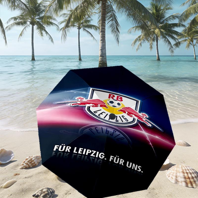 RB Leipzig Print Umbrella Automatic Opening/ Closing - Portable Foldable Design - Daily use for Travel/Outdoor - Gift for Birthday