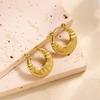 Raffinate Ear Cuff in Acciaio Titanio Oro 18k per Donna
