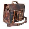 Handmade Buffalo Leather Laptop Messenger Bag: Full-Grain Computer Bag