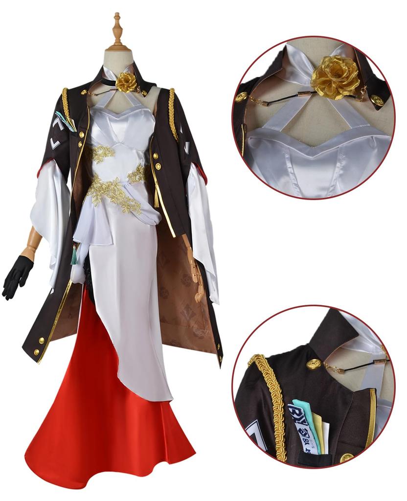 Houkai Star Seikyuu Beloburg Cosplay with Tanko Himeko Ingetsu Cosplay Seele Star Rail Tankou Adult Costume NOKIJP Rail Ren's Wig, Cosplay, Cosplay,