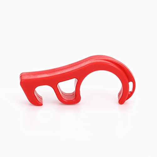 Daytona Motorcycle Brake Lock, Simple Parking Brake, Prevents Falling When Parked on Slopes, Front Brake Lock, Red 96994